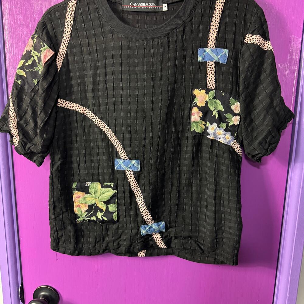 Canvasbacks Lutton & Horsfield Patchwork Textured… - image 4